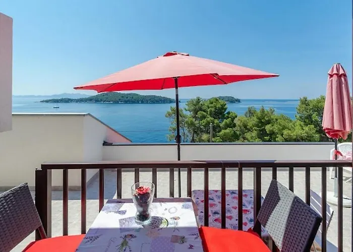 公寓 By The Sea Prizba, Korcula - 12648 普瑞兹巴