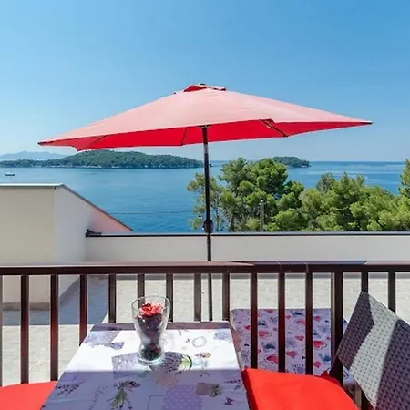 公寓 By The Sea Prizba, Korcula - 12648 普瑞兹巴