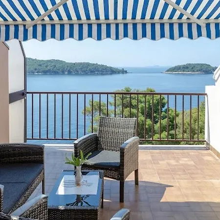 公寓 By The Sea Prizba, Korcula - 12648 普瑞兹巴